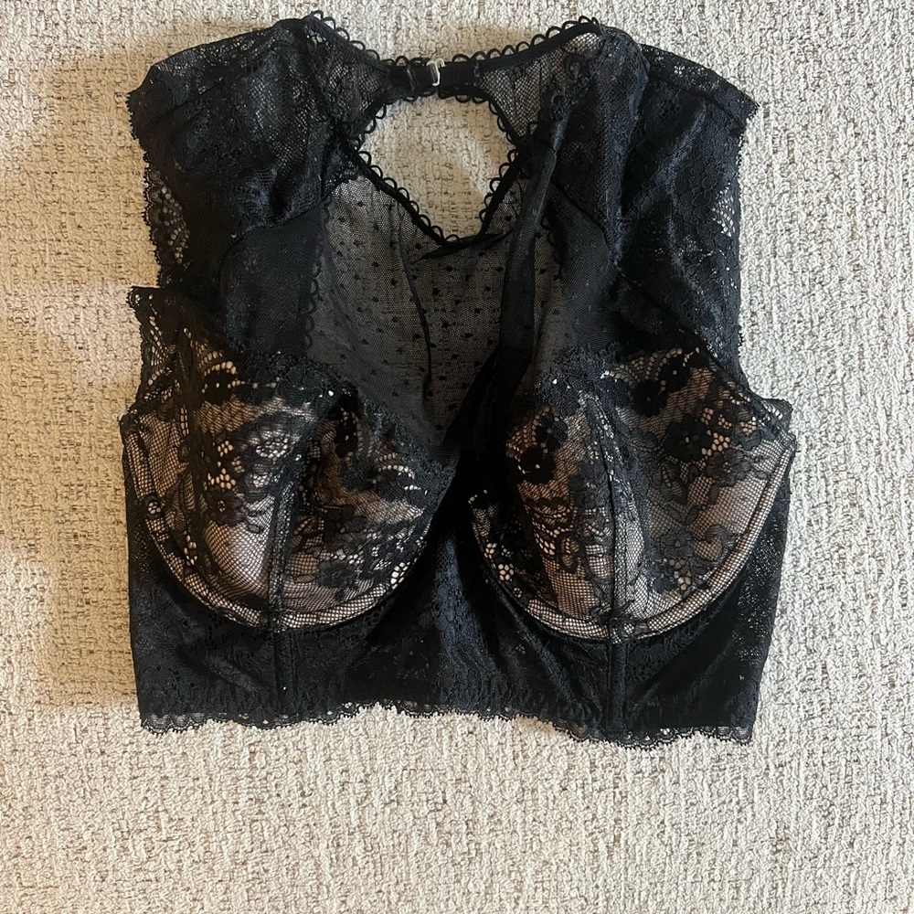 Victoria's Secret Black Lace Top